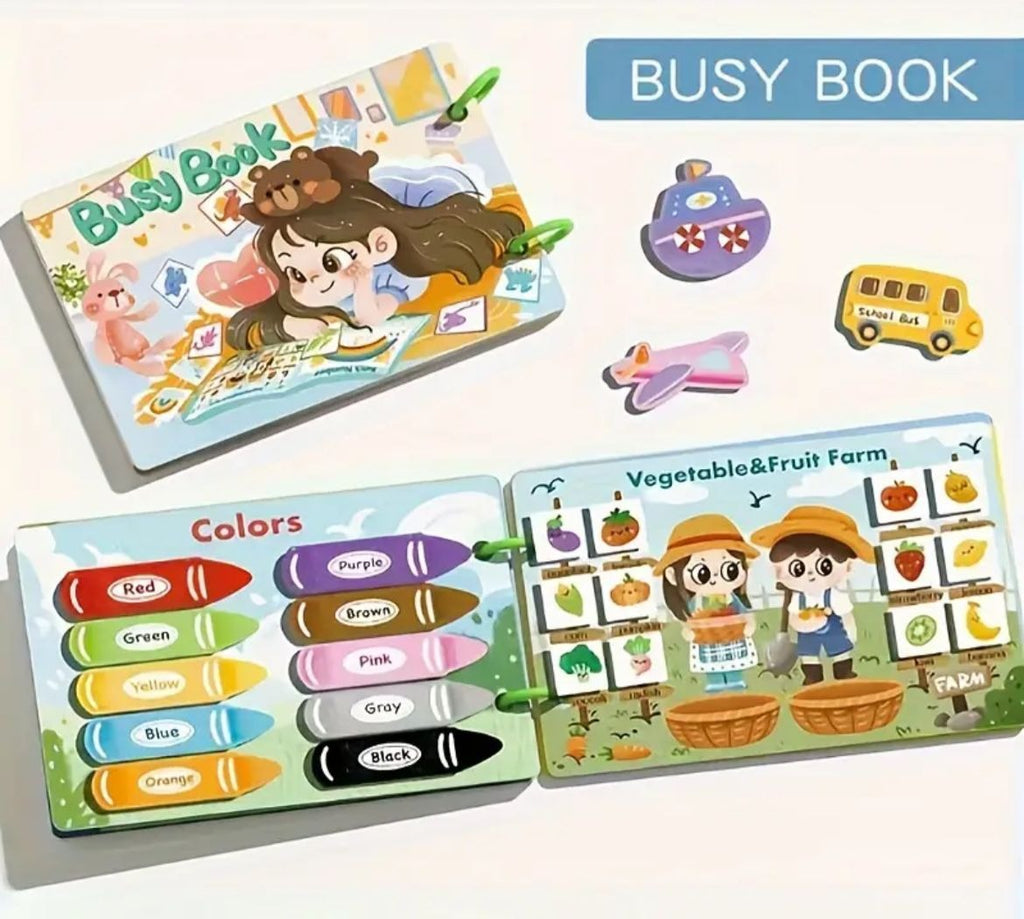 Montessori "Smart Start" Quiet Book | 12-in-1 Educational Binder