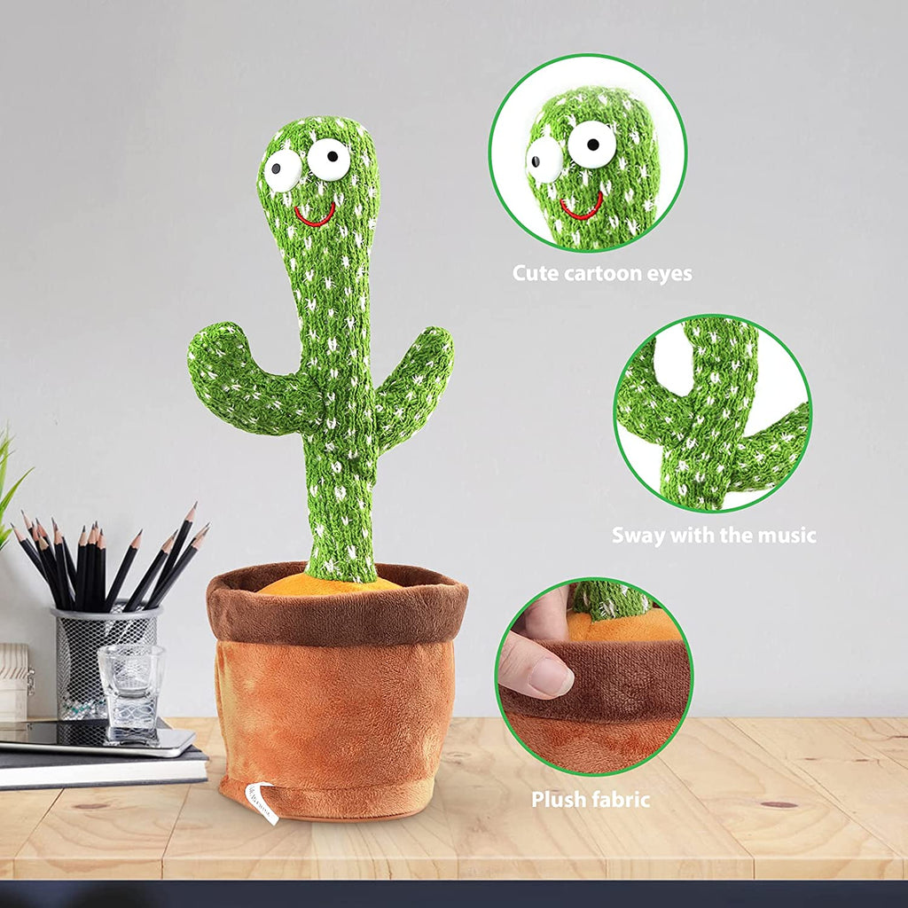 The Original Dancing Cactus (Rechargeable) | Speech & Motor Skills Booster